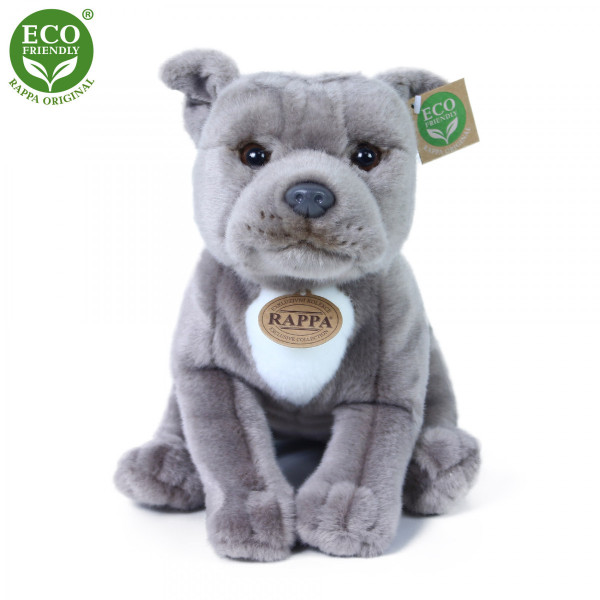 Plyšový pes stafordšírský bulteriér 30cm ECO-FRIENDLY