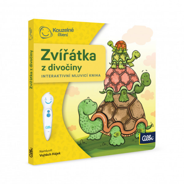 Albi Kouzelné čtení interaktivní minikniha Zvířátka z divočiny