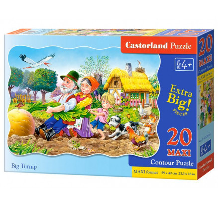 Castorland 2283 puzzle O veliké řepě Maxi 20 dílků