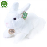 Plyšový králík bílý ležící 23 cm ECO-FRIENDLY
