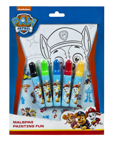 Paw Patrol Omalovánky + fixy Tlapková patrola