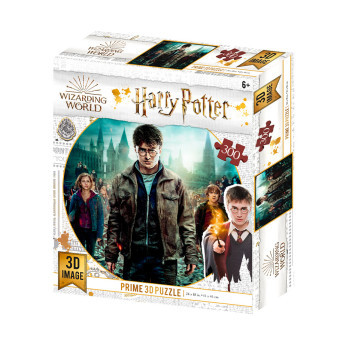 Prime 3D puzzle -  Harry Potter, Hermiona a Ron 300 dílků