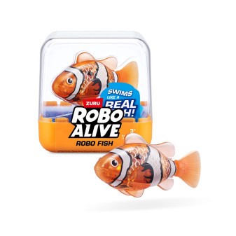 ZURU ROBO ALIVE ROBO RYBA S2 oranžová