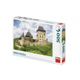 Dino Puzzle hrad Karlštejn 47x33cm 500 dílků