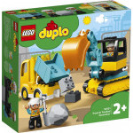 LEGO® DUPLO® Town 10931 Náklaďák a pásový bagr