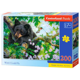 Castorland 222186 Puzzle Castorland 200 dílků premium - Medvěd