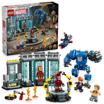 LEGO® Marvel 76315 Iron Man a jeho laboratoř Síň brnění