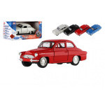 Auto Welly Škoda Octavia 1959 kov plast 11cm 1:34-39 na volný chod 4 barvy v krabičce 15x7x7cm
