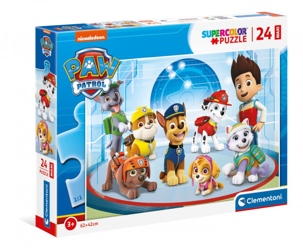 Clementoni 24211 Puzzle SuperColor Maxi Tlapková Patrola Paw Patrol 24 dílků