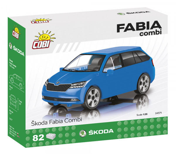 Cobi Škoda Fabia combi model 2019, 1:35, 82 k