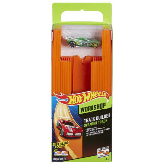Mattel Hot Wheels Track Builder dlouhá dráha s angličákem BHT77