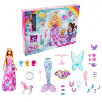 Mattel Barbie Pohádkový adventní kalendář HGM66