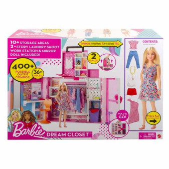 Mattel BRB Barbie Módní šatník snů s panenkou HGX57