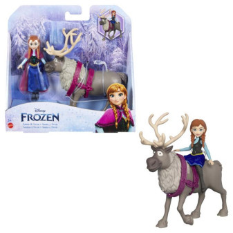 Mattel Frozen Malá panenka Anna a Sven HLX03