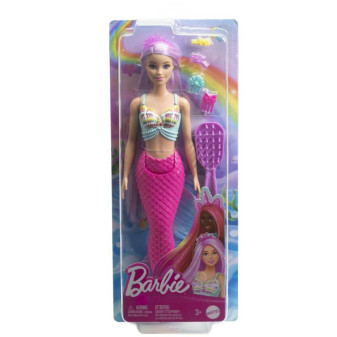 Mattel Barbie Pohádková panenka s dlouhými vlasy - mořská pana HRR00