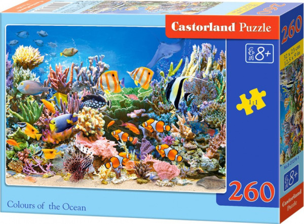 Castorland 27279 puzzle Ryby na korálovém útesu 260 dílků