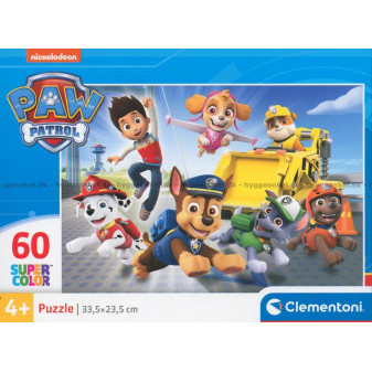 Clementoni 26203 Puzzle Super Color Tlapková Patrola  60 dílků
