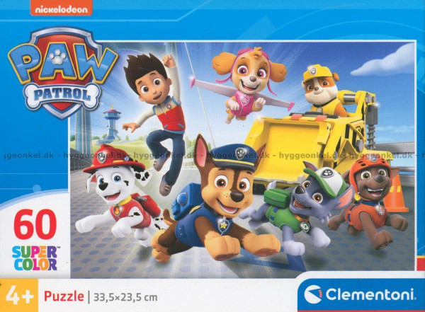 Clementoni 26203 Puzzle Super Color Tlapková Patrola  60 dílků