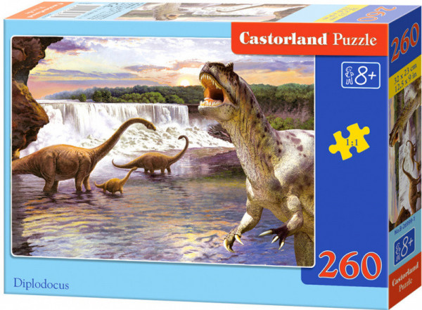 Castorland 26999 Puzzle 260 dílků - Dinosauři