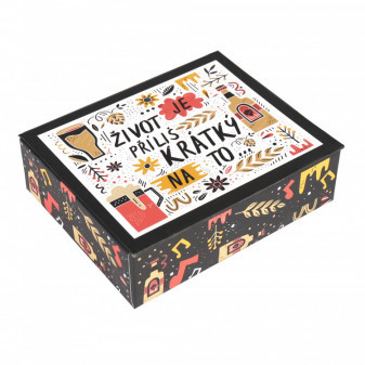 Albi Hrací krabička na peníze Život je krátký HKP