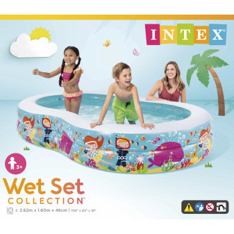 Intex 56490 bazén rajská laguna 262 x 160 x 46 cm
