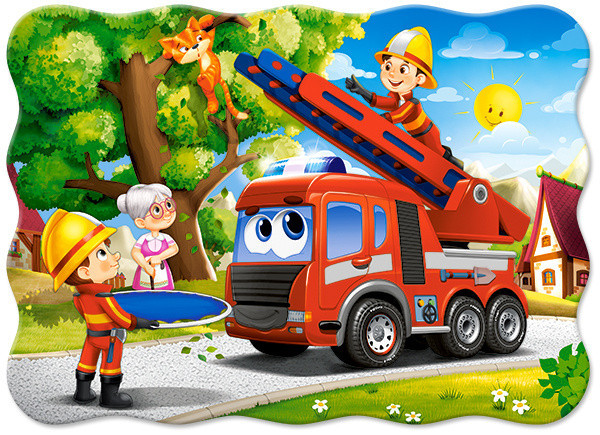 Castorland 3792 puzzle  Hasičské auto 30 dílků