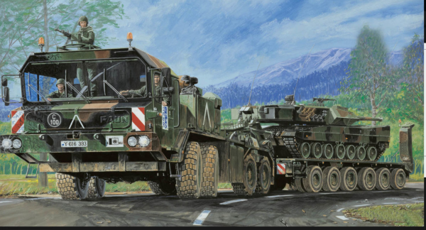 Trumpeter 80203 Faun Slt-56 Tank Transporter 1:35