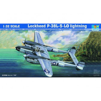 Trumpeter 02227 P-38L-5-LO lightning 1:32