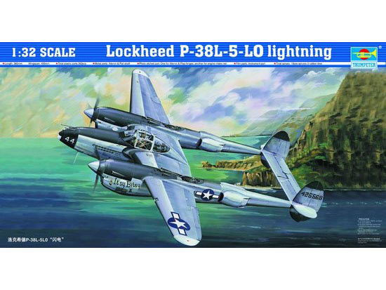 Trumpeter 02227 P-38L-5-LO lightning 1:32