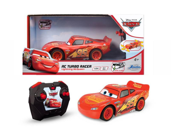 Simba Dickie RC Cars 3 Blesk McQueen Turbo Racer 1:24, 17cm, na dálkové ovládání