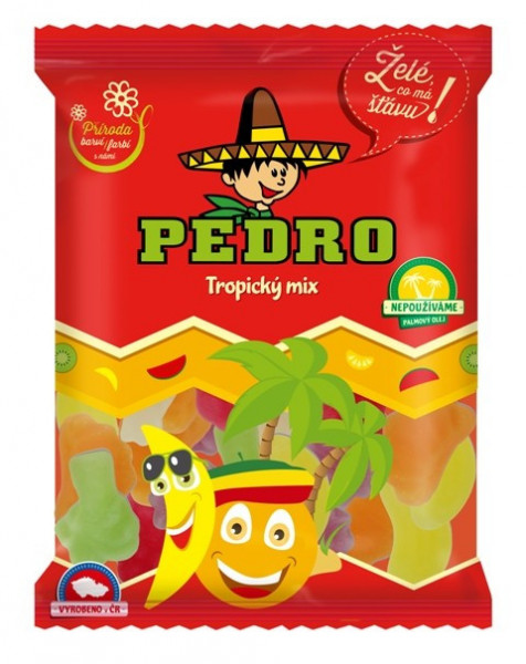 Želé bonbóny Pedro Tropický mix 80 g