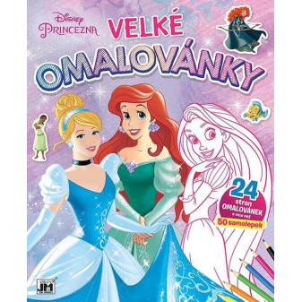 Models Velké omalovánky Disney princezny