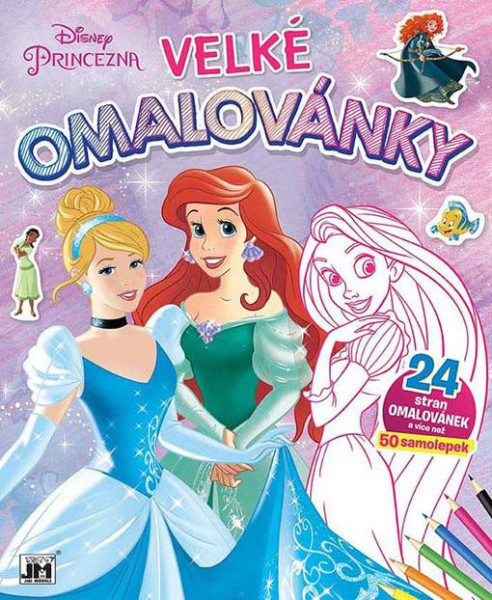 Models Velké omalovánky Disney princezny