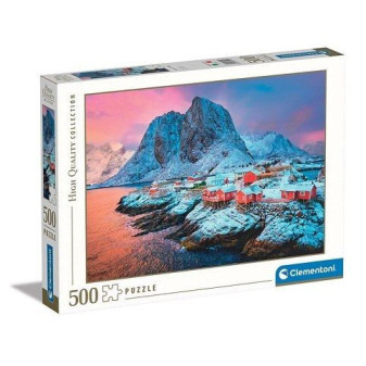 Clementoni 35144 puzzle 500 dílků Vesnice Hamnoy