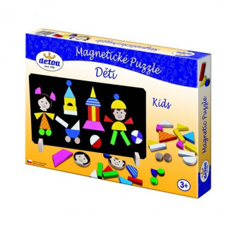 Detoa magnetické puzzle děti