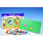 Detoa dřevěné magnetické puzzle ZOO