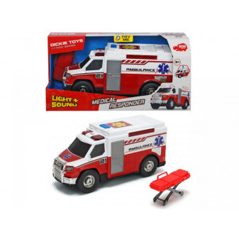 Dickie AS Ambulance Auto 30cm se světly a zvuky