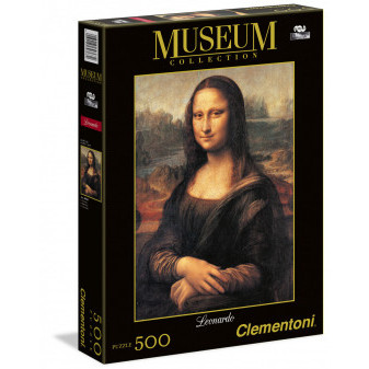 Clementoni puzzle Museum 500 dílků Mona Lisa