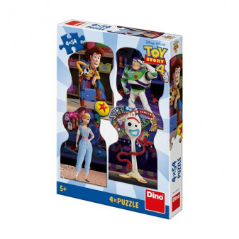 Dino puzzle Toy Story 4 - kamarádi 4 x 54 dílků