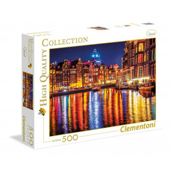 Clementoni puzzle 500 dílků Amsterdam