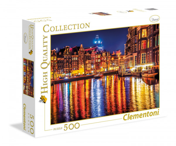 Clementoni 35037 puzzle 500 dílků Amsterdam