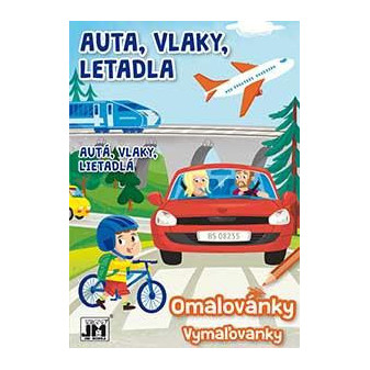 Models Omalovánky A5 Auta, vlaky, letadla