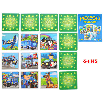 Deny Pexeso Policisté hra v krabičce