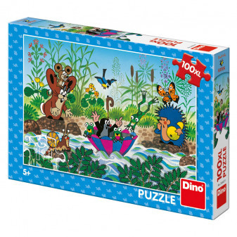 Dino puzzle Krtečkova plavba 100 XL dílků