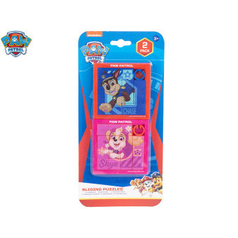 Paw Patrol logická hra posuvné puzzle 2ks na kartě