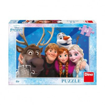 Dino Puzzle Ledové království/Frozen selfie 24 dílků