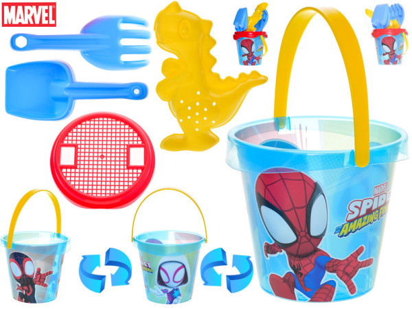 Spiderman Spidey  sada na písek 5ks 18m+ v síťce