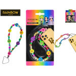 Rainbow High - přívěsek na telefon s korálky 2druhy na kartě