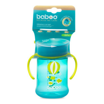 Baboo Hrneček 360° 300 ml modrý 6m+