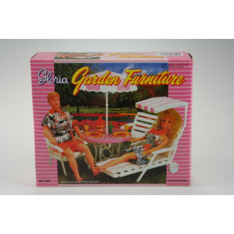 Glorie Zahradní nábytek pro panenky typu barbie Gloria